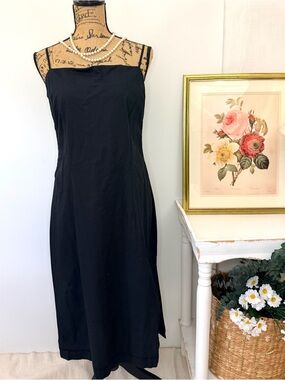 Tommy Hilfiger Simple Black Slip Dress 12